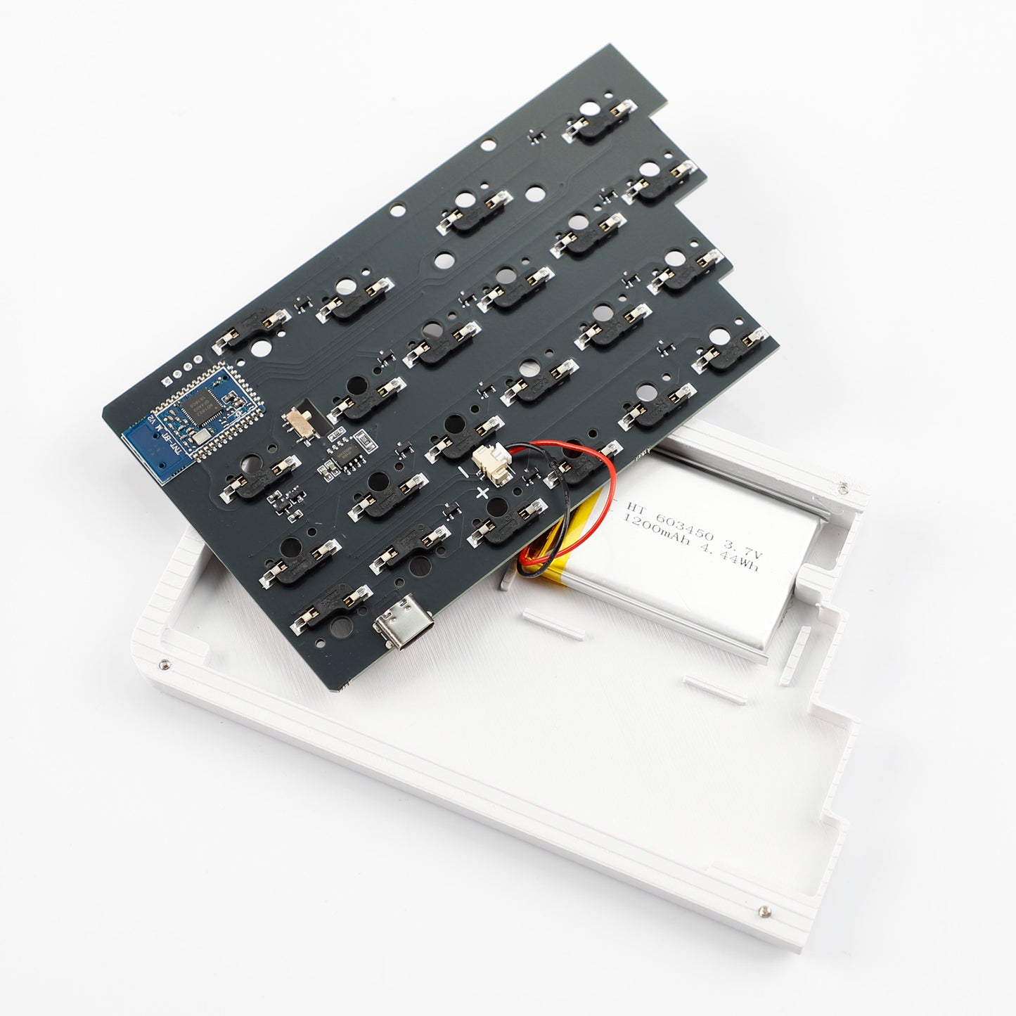 YMDK 40% Wireless Split Keyboard 2.4Ghz Ergonomic Split Custom DIY Programmable Support Hot Swappable VIAL