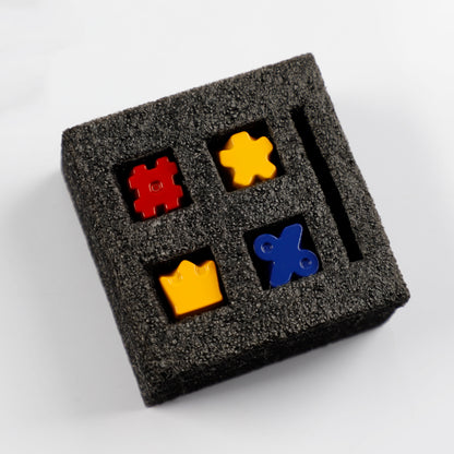 Painted High Gloss Personalized Keycap Zinc Alloy Arrow Keys Red Yellow Blue for MX Mechanical Keyboard