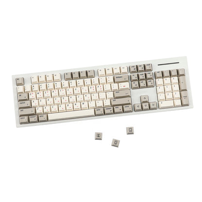 YMDK English Korean 135 Keys MAC Apple Retro Keycaps Cherry Profile PBT Dye Sublimation for 75/87/98/104/108 MX Mechanical Keyboard