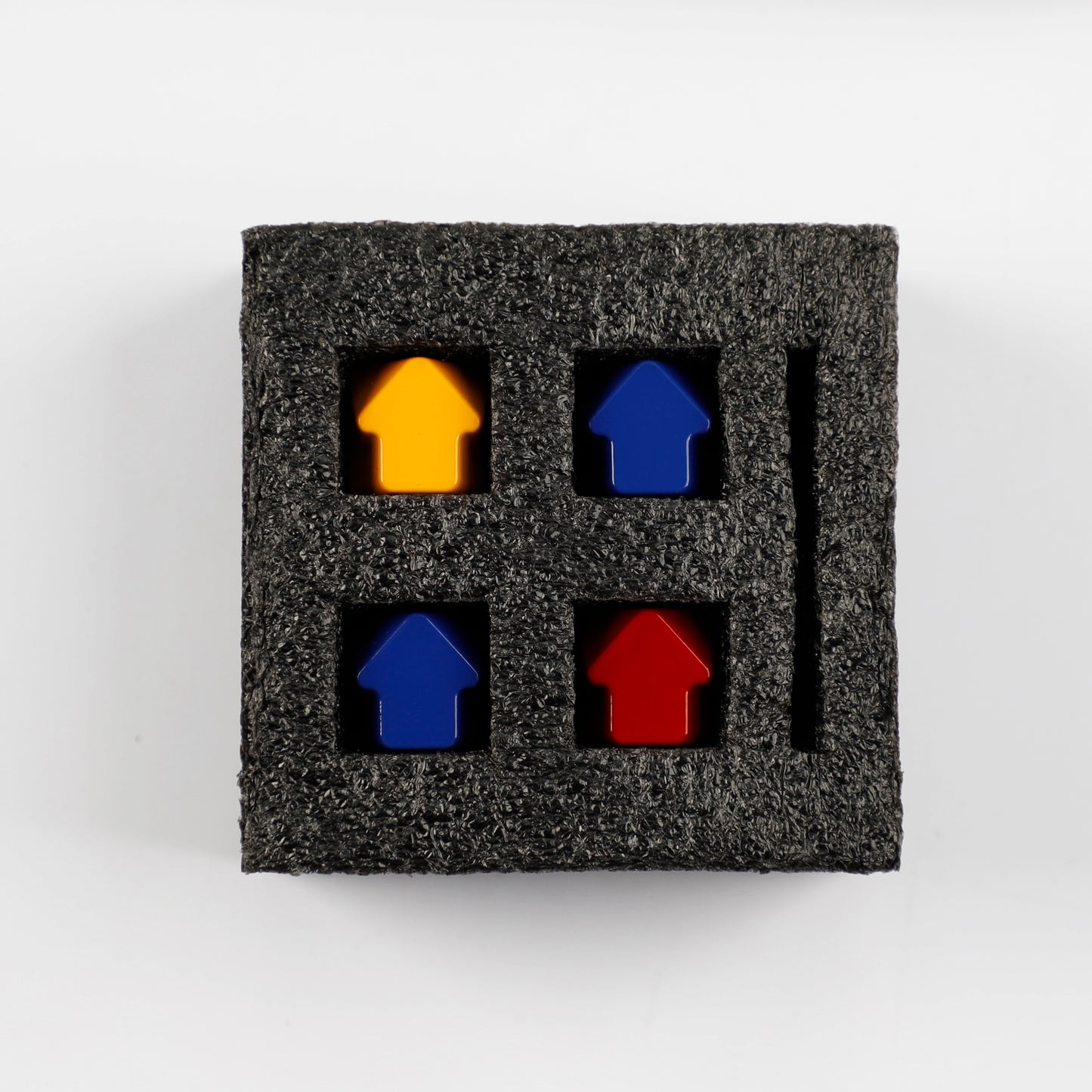 Painted High Gloss Personalized Keycap Zinc Alloy Arrow Keys Red Yellow Blue for MX Mechanical Keyboard