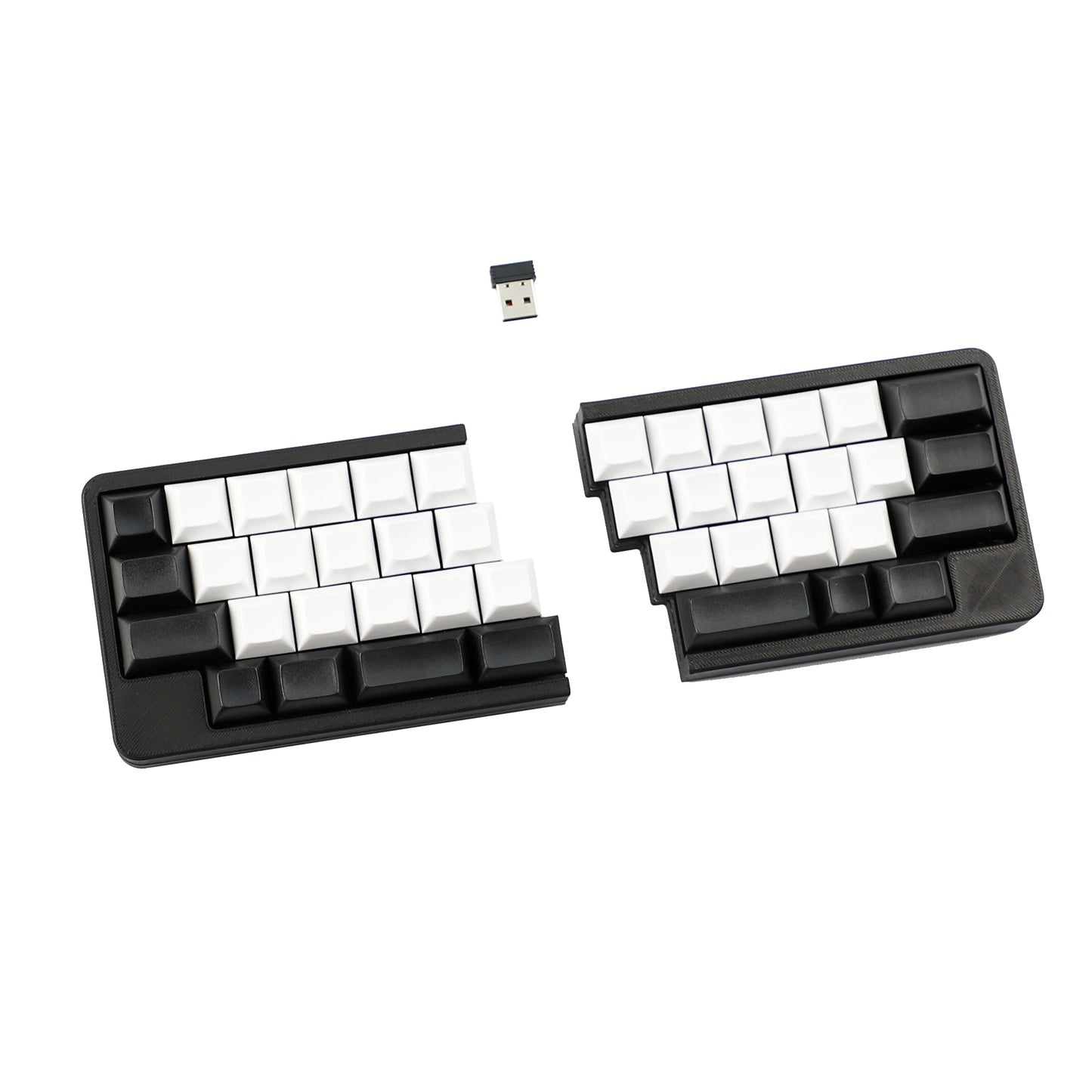YMDK 40% Wireless Split Keyboard 2.4Ghz Ergonomic Split Custom DIY Programmable Support Hot Swappable VIAL