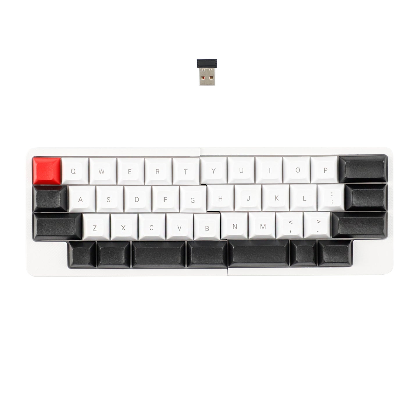 YMDK 40% Wireless Split Keyboard 2.4Ghz Ergonomic Split Custom DIY Programmable Support Hot Swappable VIAL