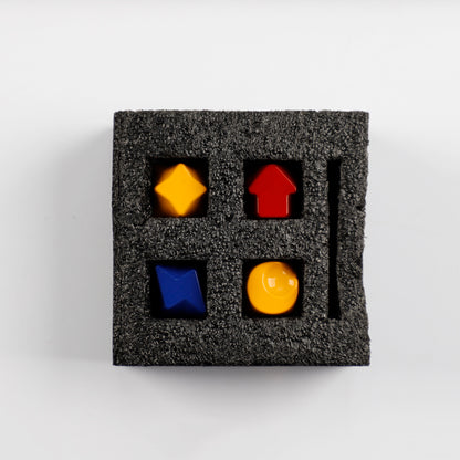 Painted High Gloss Personalized Keycap Zinc Alloy Arrow Keys Red Yellow Blue for MX Mechanical Keyboard