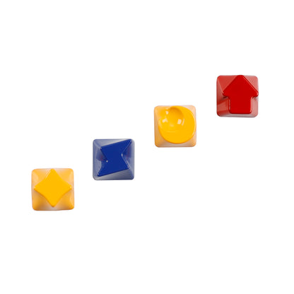Painted High Gloss Personalized Keycap Zinc Alloy Arrow Keys Red Yellow Blue for MX Mechanical Keyboard