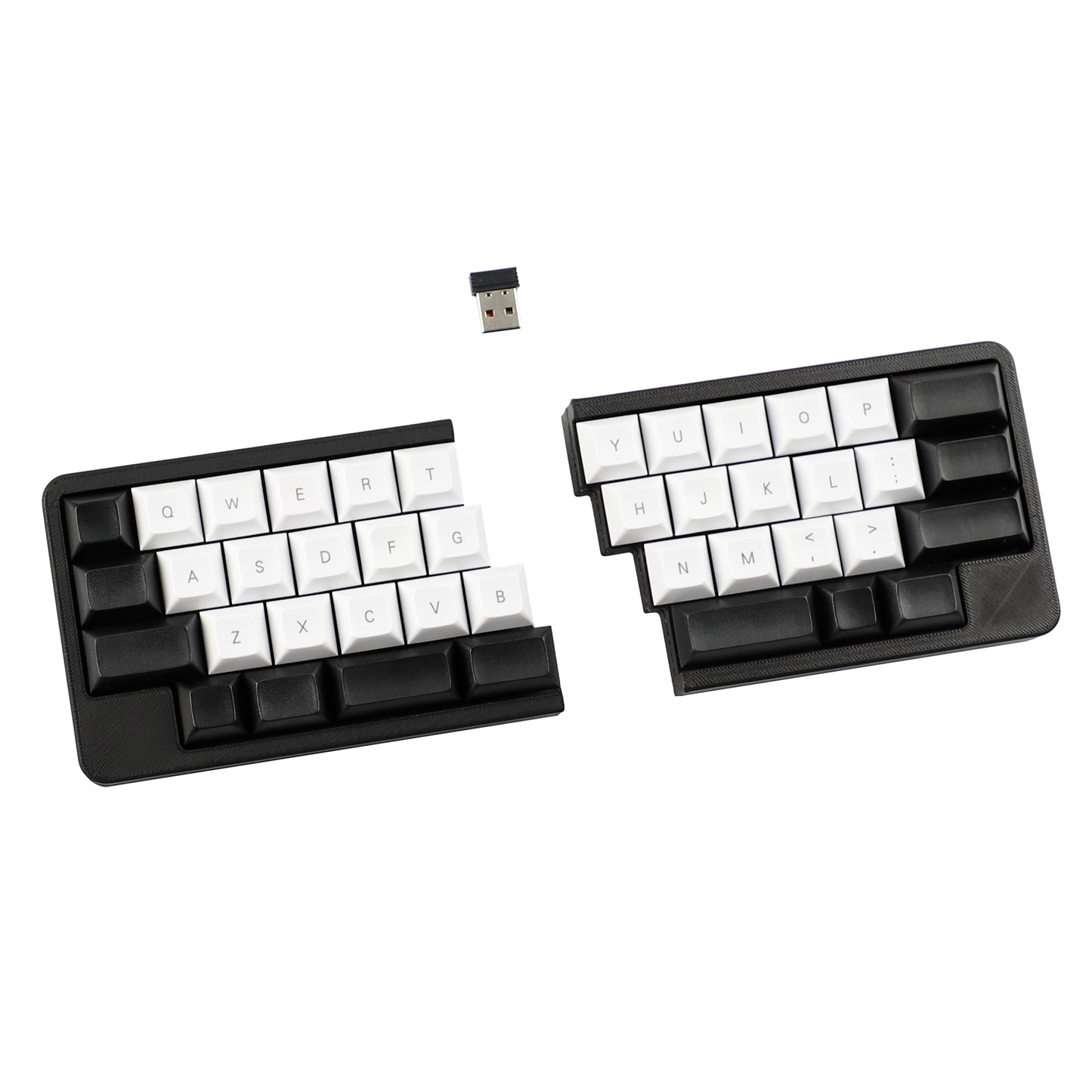 YMDK 40% Wireless Split Keyboard 2.4Ghz Ergonomic Split Custom DIY Programmable Support Hot Swappable VIAL