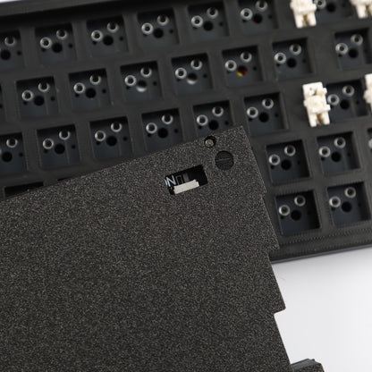 YMDK W64 Wireless Split Keyboard 2.4Ghz 66 Keys Ergonomic Hotswappable 60% Layout 3D PLA Vial All Key Programmable Independent Gaming Keyboard Kit