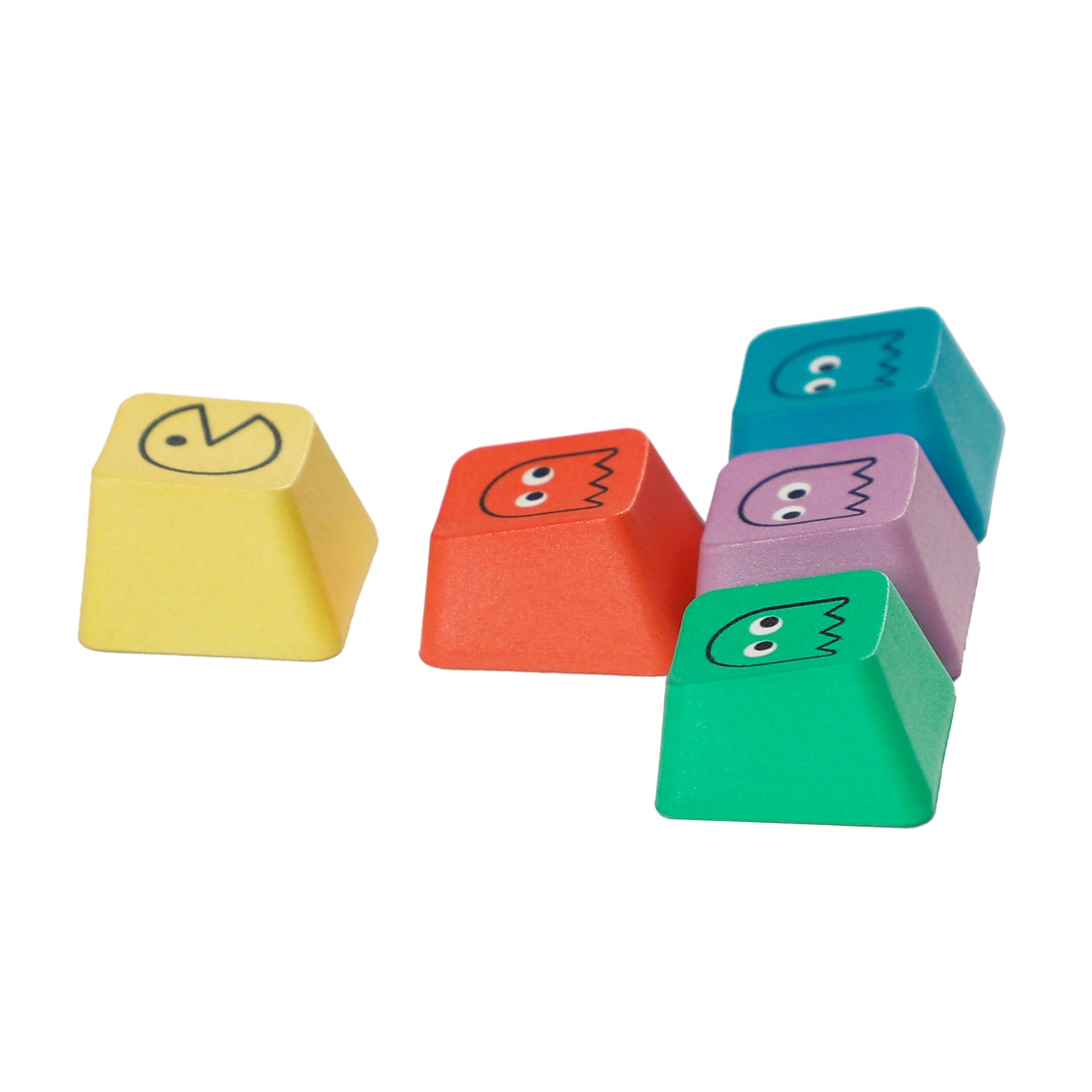 Pacman Theme or Mario Theme OEM Profile keycaps(Five Dye PBT Custom Sublimation )