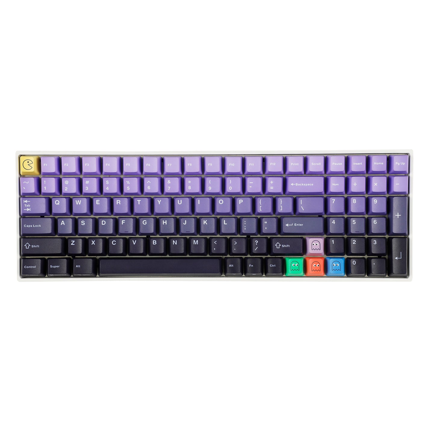 Pacman Theme or Mario Theme OEM Profile keycaps(Five Dye PBT Custom Sublimation )