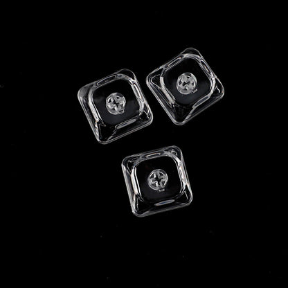 YMDK White Clear Blank Keycaps MOA Profile Modifier Blind Spot ISO Enter Space Shift Keys 1.25u 1.5u 1.75u 2u 2.25u 2.75u 6.25u DIY