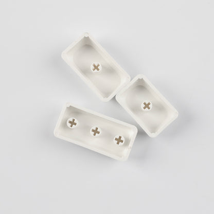 White Clear Blank Keycaps PBT PC MOA Profile Modifier Space Shift Keys 1.25u 1.5u 1.75u 2u 2.25u 2.75u 6.25u DIY