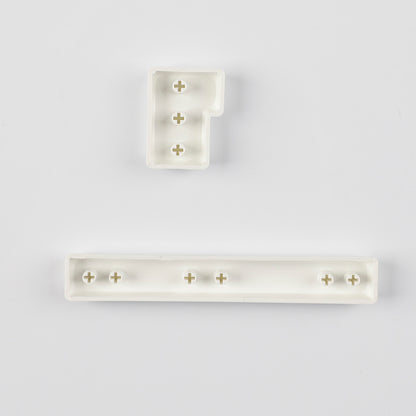 YMDK White Clear Blank Keycaps MOA Profile Modifier Blind Spot ISO Enter Space Shift Keys 1.25u 1.5u 1.75u 2u 2.25u 2.75u 6.25u DIY