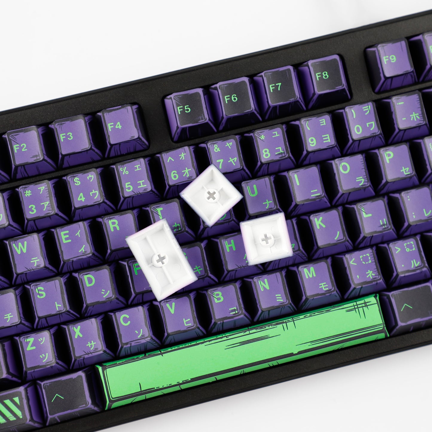 YMDK 151 Keys Comic Retro Machinery Cherry Profile PBT 5 Sides Dye Sublimation Keycaps for MX Mechanical Keyboards 75/87/98/104/108