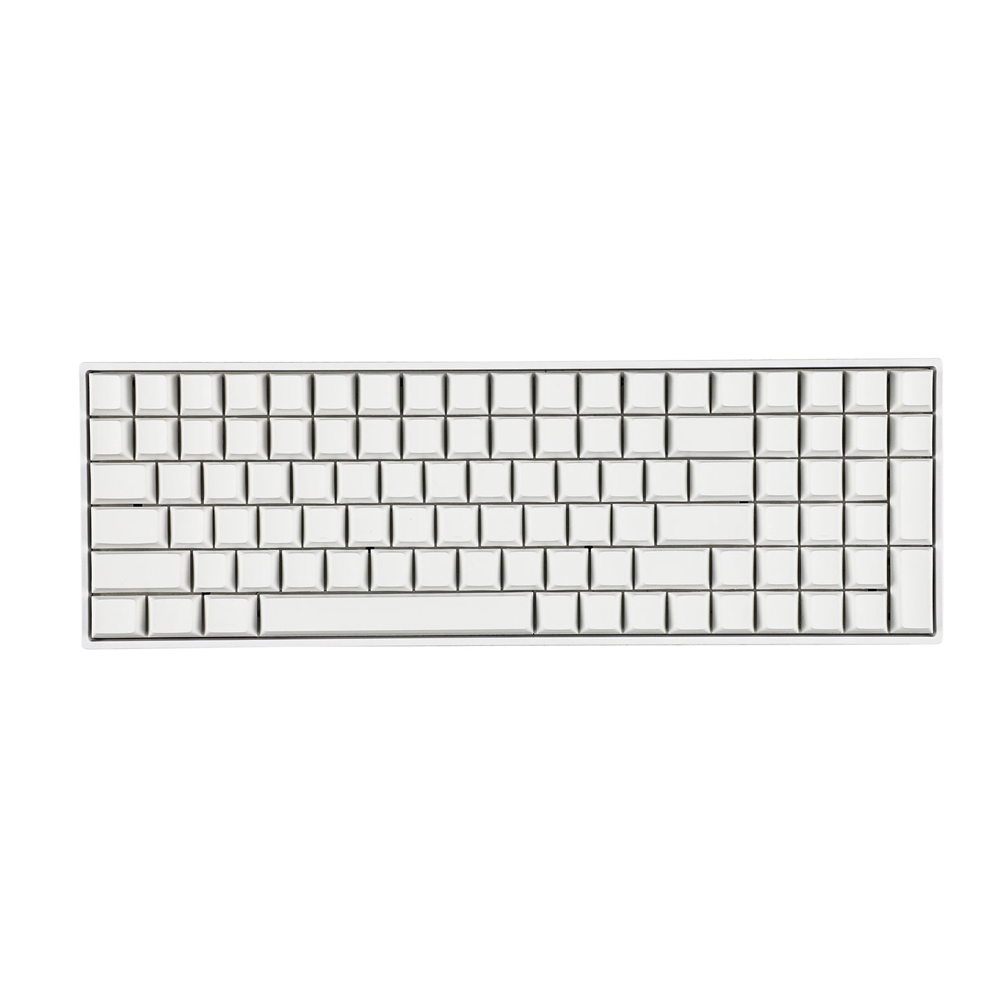 YMDK White blank cherry profile Keycaps