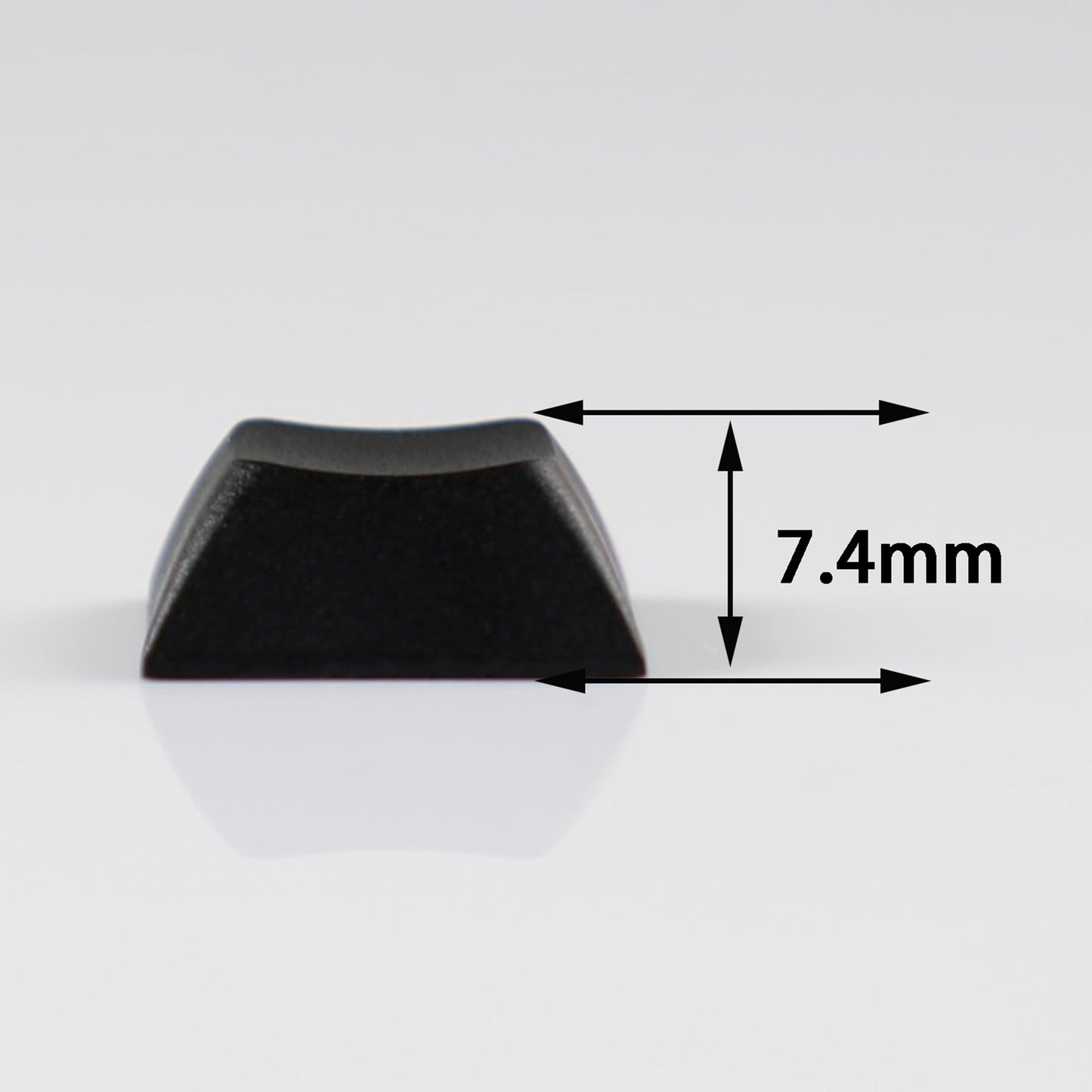 YMDK Blank DSA 1u Keycap 1.4mm PBT FJ blind spot-3pcs Keycaps For MX Switches Keyboard