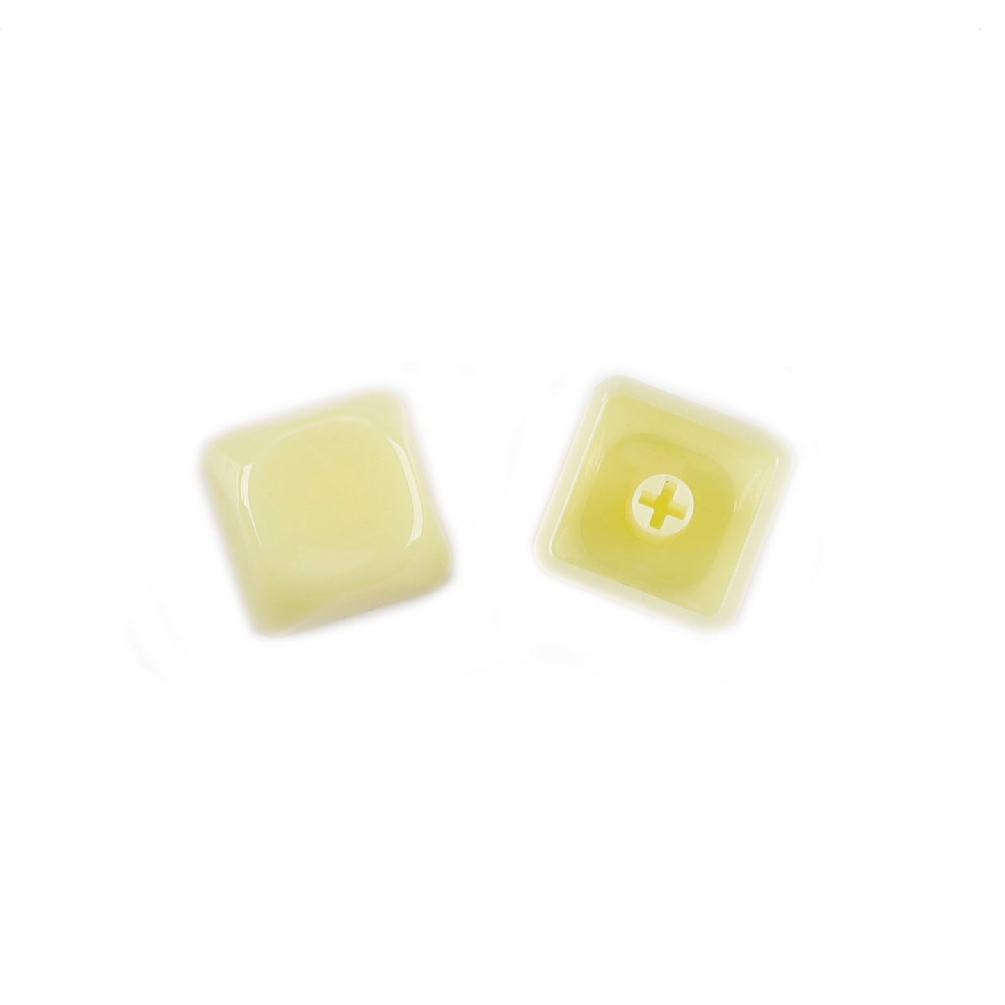 YMDK 1u MOA Profile Jelly Tone Blank Keycaps Fog Shine Through 1.5mm