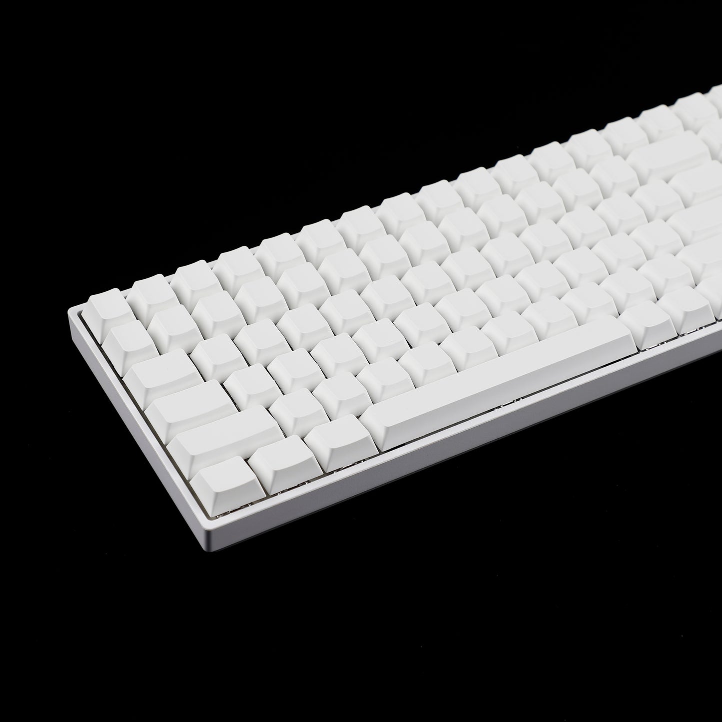 YMDK White blank cherry profile Keycaps