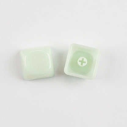YMDK 1u MOA Profile Jelly Tone Blank Keycaps Fog Shine Through 1.5mm