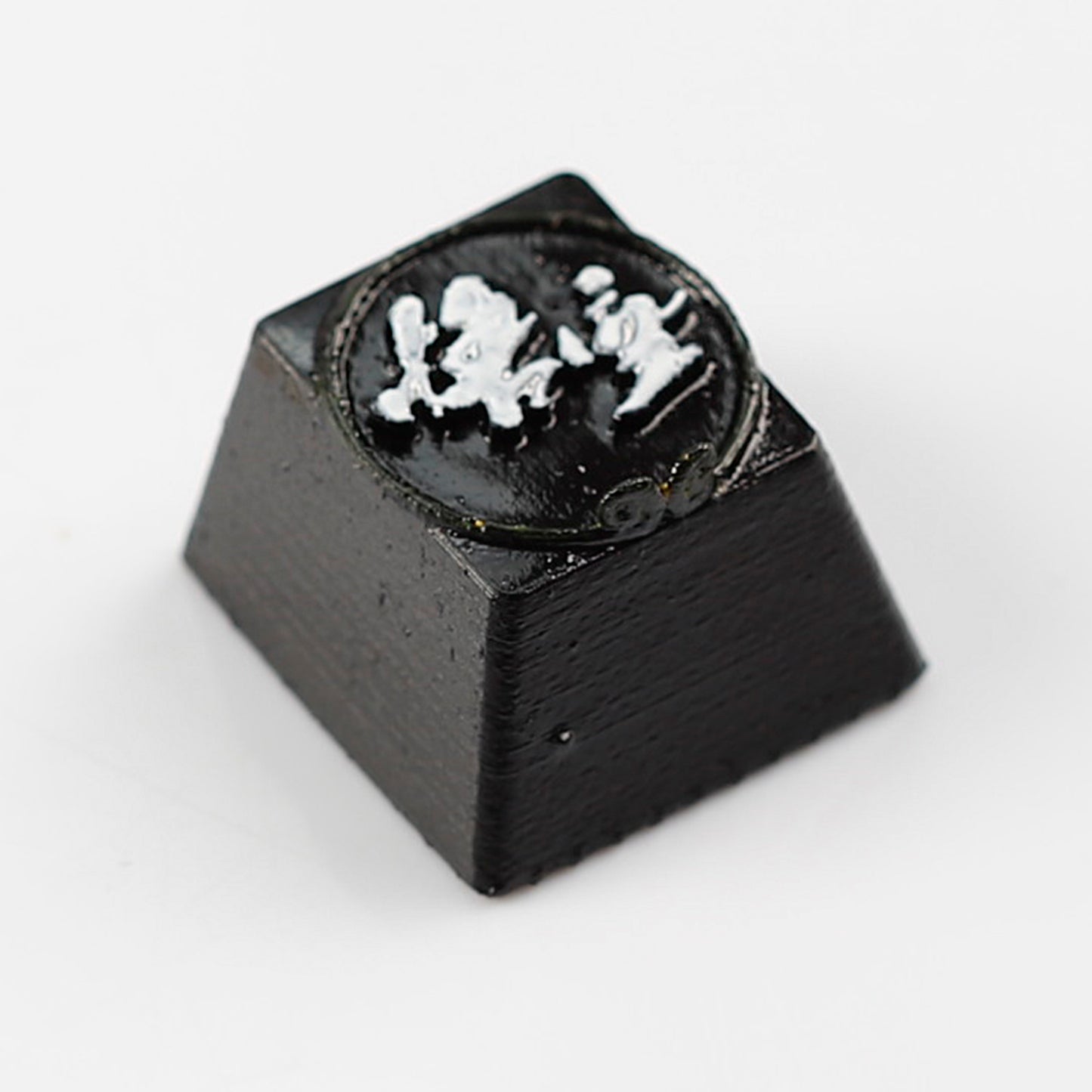 YMDK Black WuKong Headband Personality Keycaps Cool Novel Creative Key Caps Resin Esc Key Esports for Mechanical Keyboard
