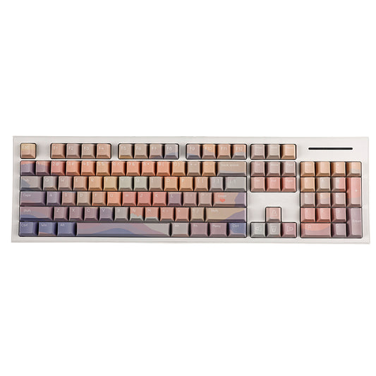 YMDK Dopamine Story Cherry Profile 5 Sides Over Dye Sub Thick PBT KEYCAP for MX Mechanical Keyboard