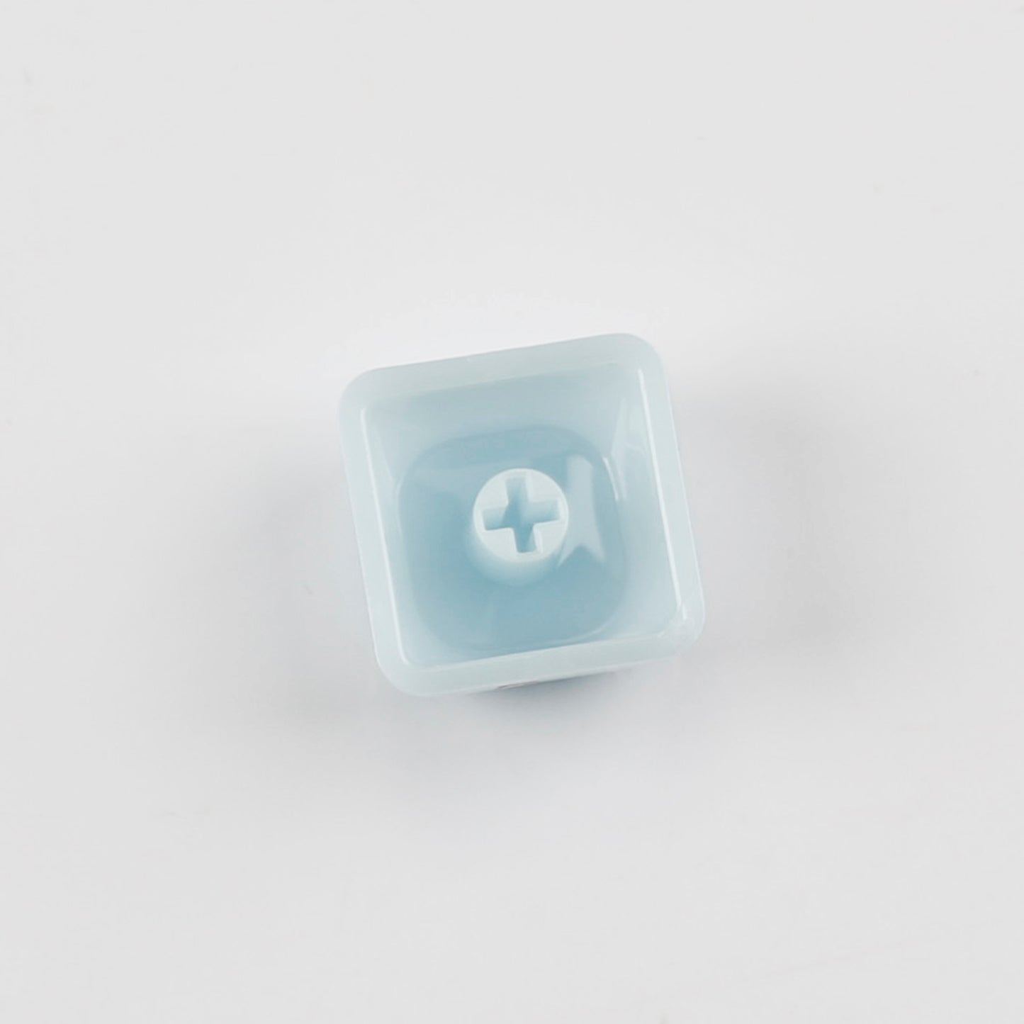 YMDK 1u MOA Profile Jelly Tone Blank Keycaps Fog Shine Through 1.5mm