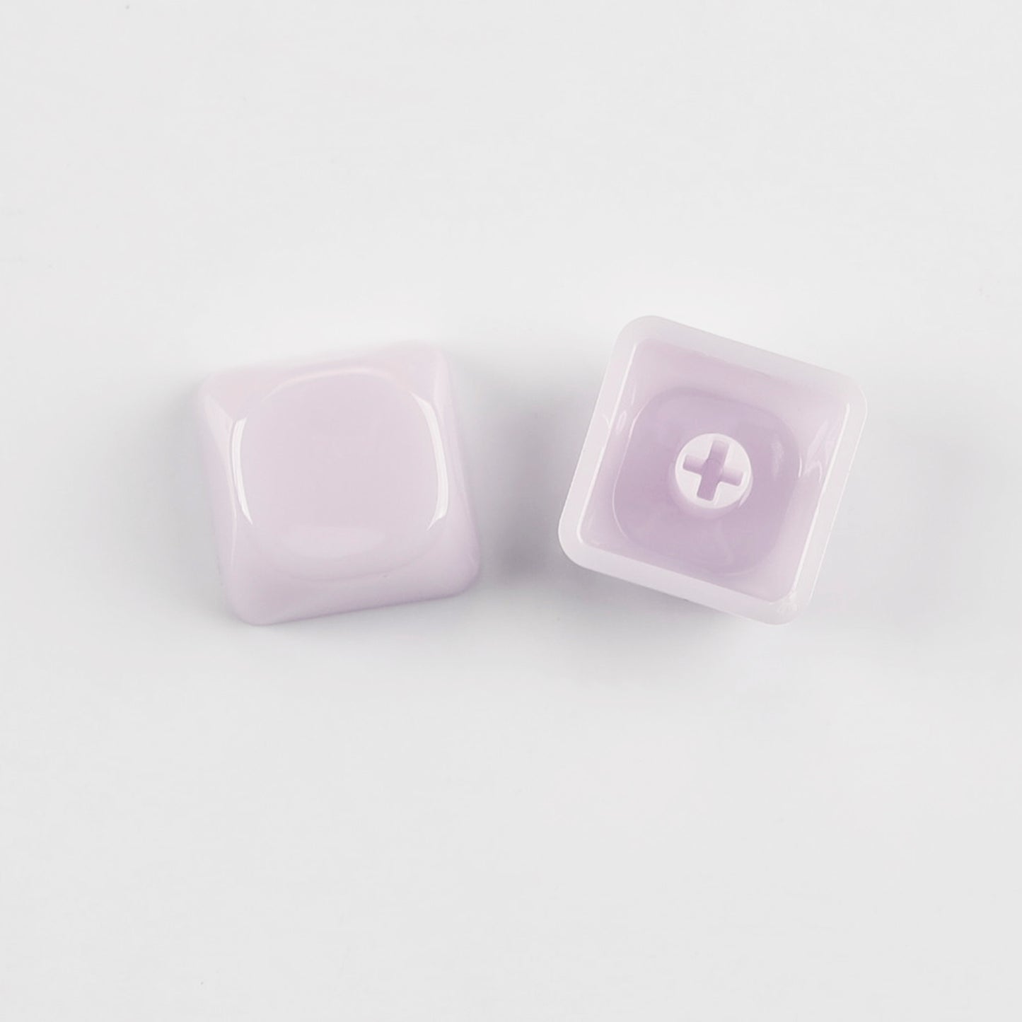 YMDK 1u MOA Profile Jelly Tone Blank Keycaps Fog Shine Through 1.5mm