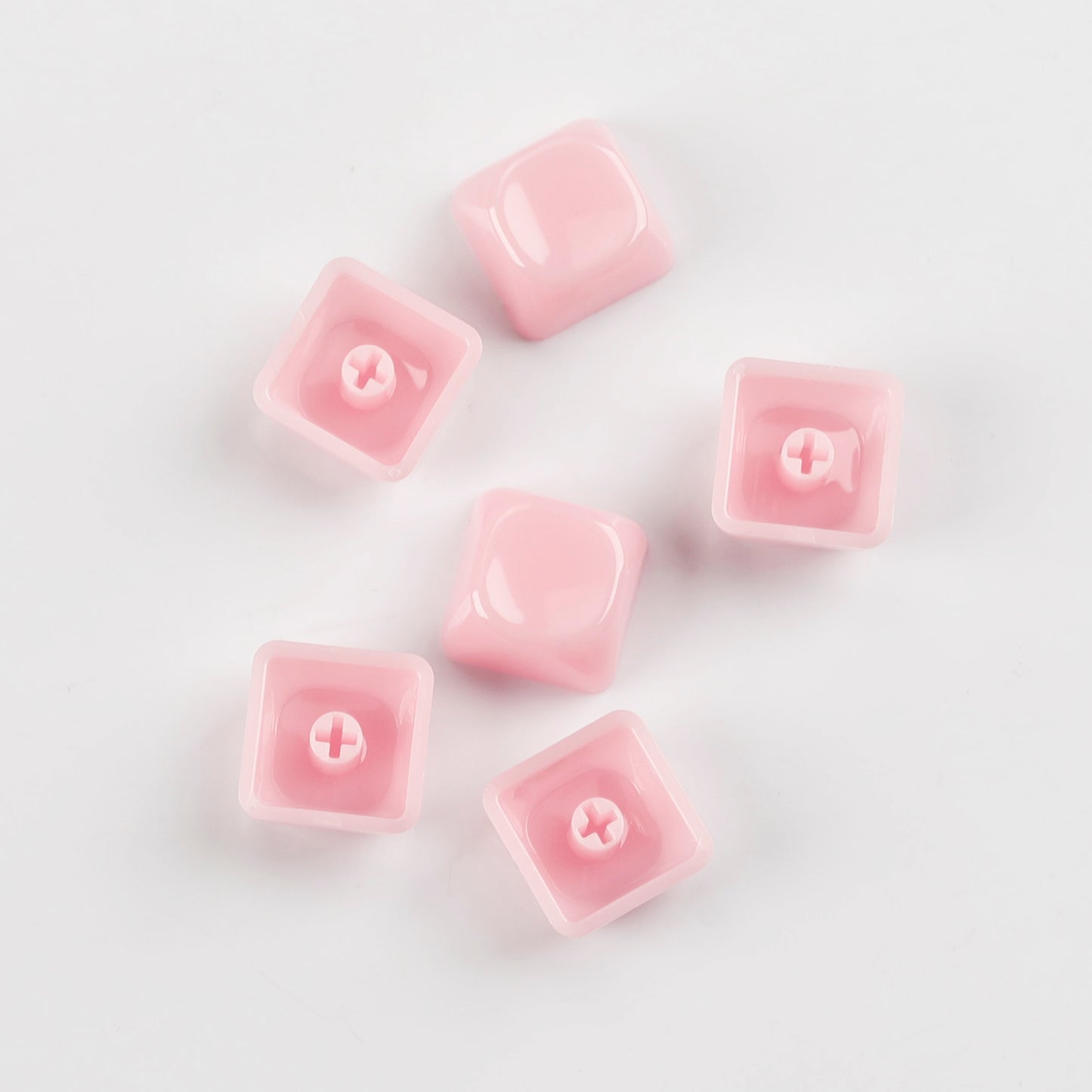 YMDK 1u MOA Profile Jelly Tone Blank Keycaps Fog Shine Through 1.5mm