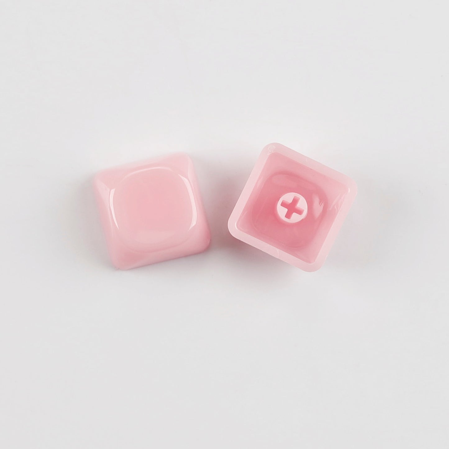 YMDK 1u MOA Profile Jelly Tone Blank Keycaps Fog Shine Through 1.5mm