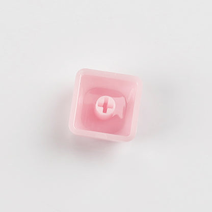 YMDK 1u MOA Profile Jelly Tone Blank Keycaps Fog Shine Through 1.5mm