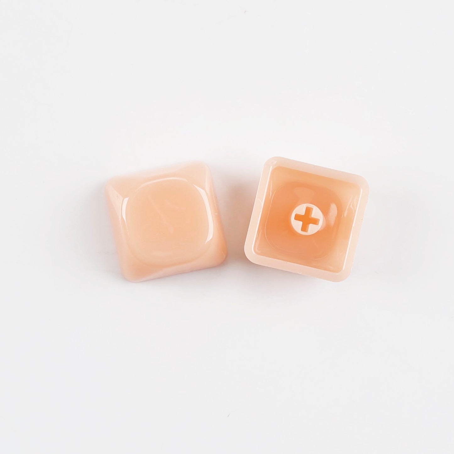 YMDK 1u MOA Profile Jelly Tone Blank Keycaps Fog Shine Through 1.5mm