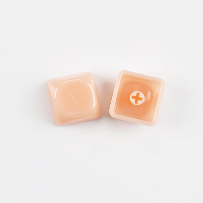 YMDK 1u MOA Profile Jelly Tone Blank Keycaps Fog Shine Through 1.5mm