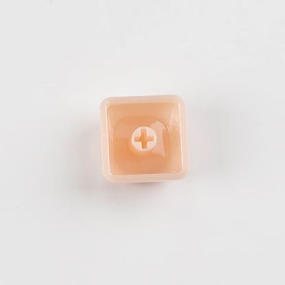 YMDK 1u MOA Profile Jelly Tone Blank Keycaps Fog Shine Through 1.5mm