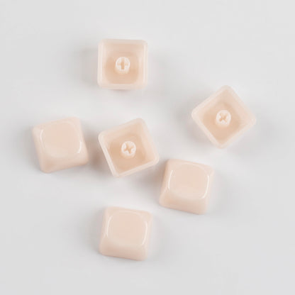 YMDK 1u MOA Profile Jelly Tone Blank Keycaps Fog Shine Through 1.5mm