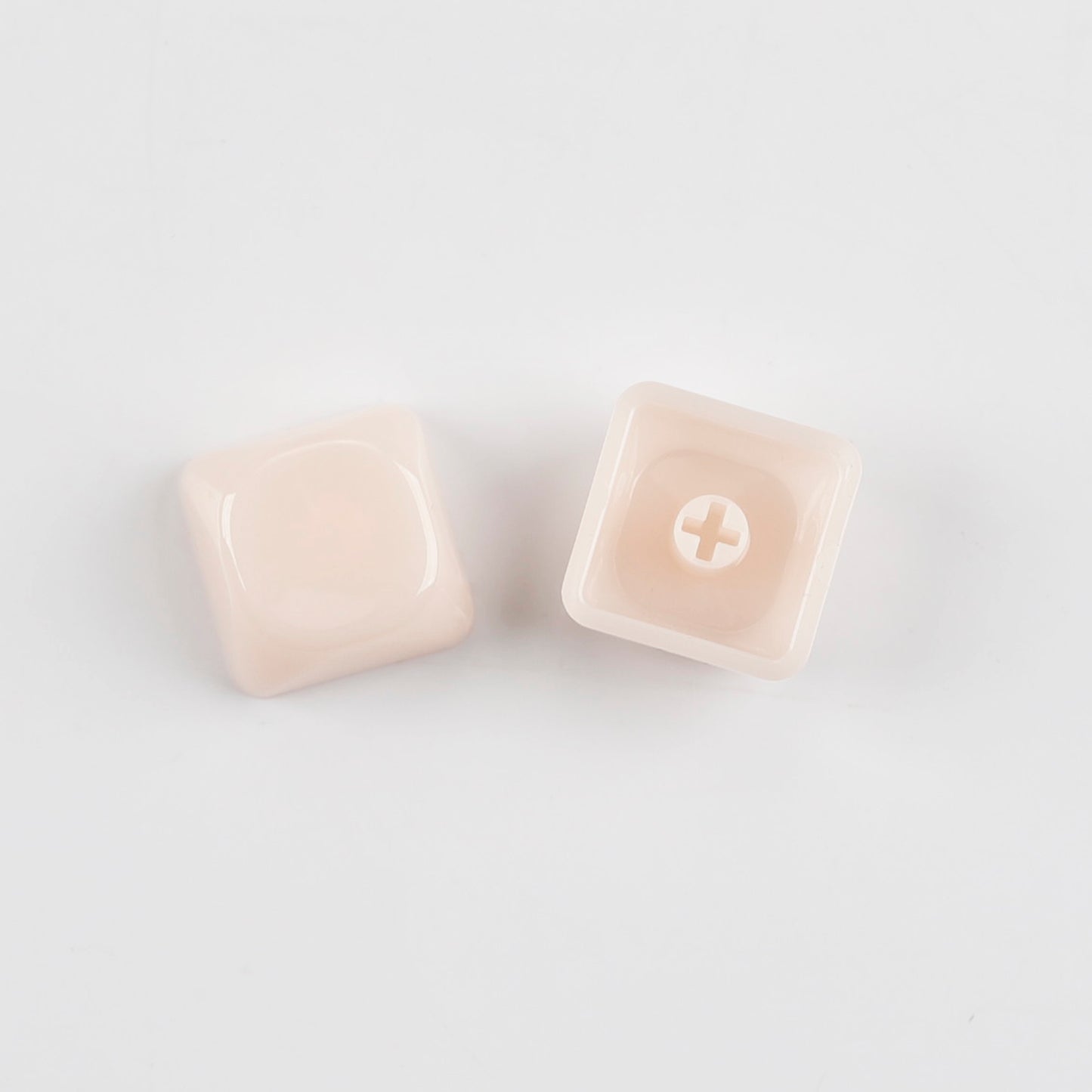 YMDK 1u MOA Profile Jelly Tone Blank Keycaps Fog Shine Through 1.5mm