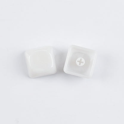YMDK 1u MOA Profile Jelly Tone Blank Keycaps Fog Shine Through 1.5mm