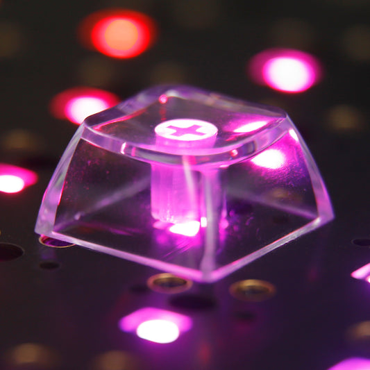 800 PCS XDA V2 ZDA 1u Keycaps Blank Clear PC Height≈9.6mm(Wholesale)