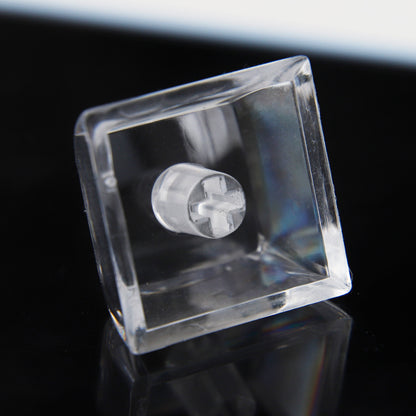YMDK XDA V2 profile Transparent 1u New Keycaps(PC Material Blank thicken Height≈9.6mm)