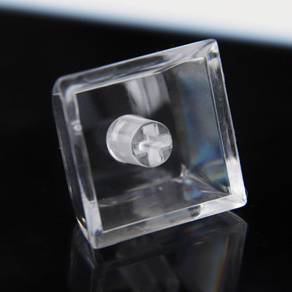 800 PCS XDA V2 ZDA 1u Keycaps Blank Clear PC Height≈9.6mm(Wholesale)