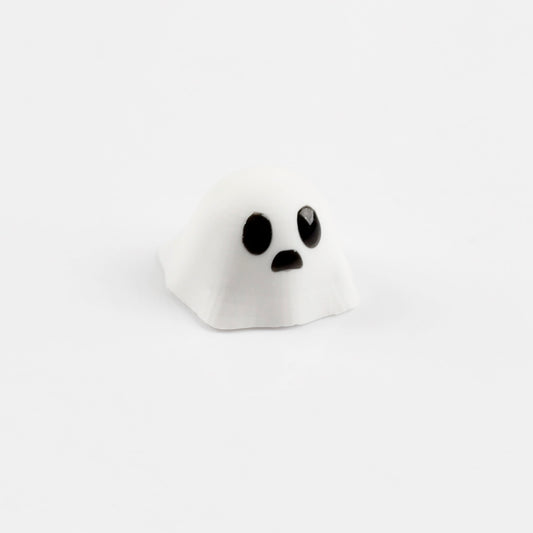 YMDK Ghost Cute Resin Keycap Novelty Artisan 1u ESC Key Custom Handmade Keycaps for MX Mechanical Keyboards