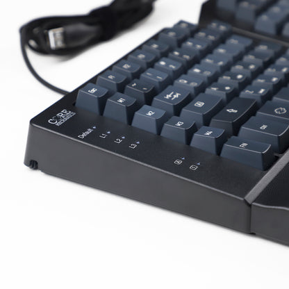Split 75% NKRO Core Alps Matias Silent Switches Magnetic Hand Rests Ergonomics Fully Programmable Macro Mechanical Keyboard