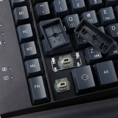 Split 75% NKRO Core Alps Matias Silent Switches Magnetic Hand Rests Ergonomics Fully Programmable Macro Mechanical Keyboard