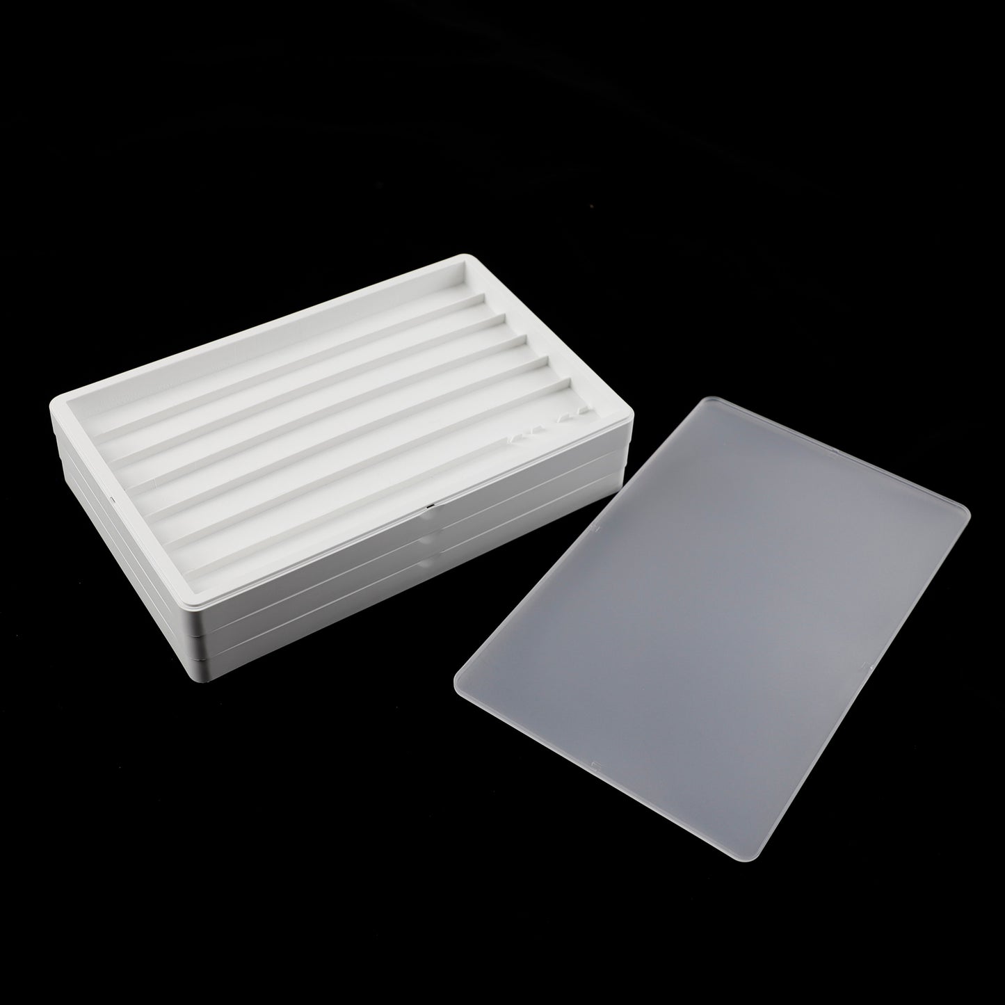 YMDK Keycaps Storage BOX 3 Layers Dustproof Plastic Case For Cherry OEM DSA ZDA XDA MOA SA Keycap Keyset Stock Collection