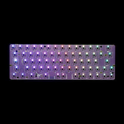 GK61 GK64 GK61XS GK64XS RGB Hot Swap PCB+Plate(Independent Driver/Bluetooth or wired)