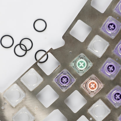 Poron Silence O-Ring for Topre Capacitive DEC Keyboard Switch 105-pack Compatible Topre HHKB