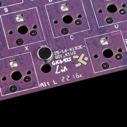 GK61 GK64 GK61XS GK64XS RGB Hot Swap PCB+Plate(Independent Driver/Bluetooth or wired)