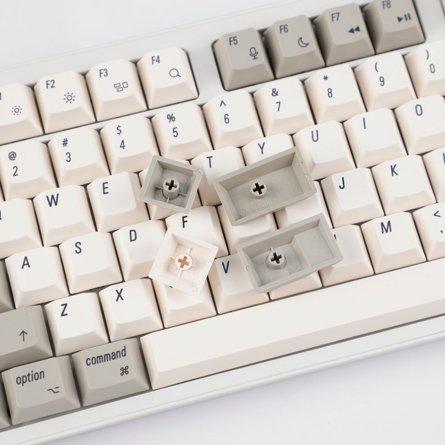 YMDK English Korean 139 Keys MAC Apple Retro Keycaps Cherry Profile PBT Dye Sublimation for 75/87/98/104/108 MX Mechanical Keyboard