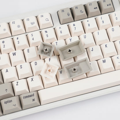 YMDK English Korean 139 Keys MAC Apple Retro Keycaps Cherry Profile PBT Dye Sublimation for 75/87/98/104/108 MX Mechanical Keyboard