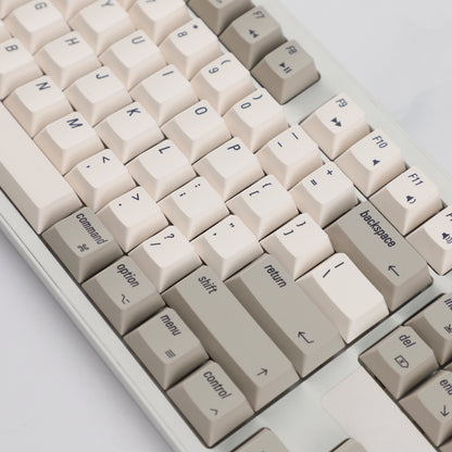 YMDK English Korean 139 Keys MAC Apple Retro Keycaps Cherry Profile PBT Dye Sublimation for 75/87/98/104/108 MX Mechanical Keyboard