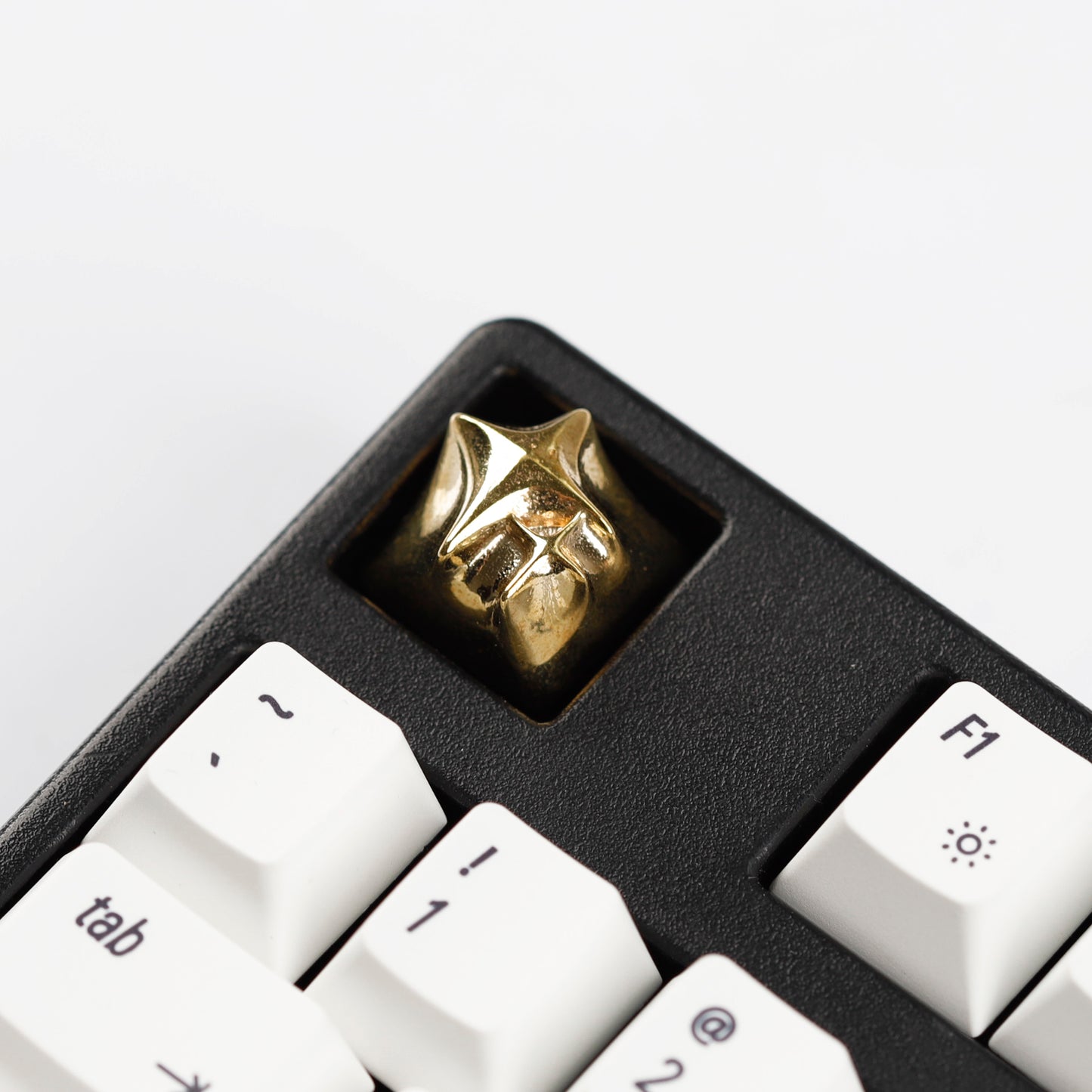 YMDK Cosmic Era Star Personalized Keycaps Cool Novel Homemade Metal Key Cap Creative Esc Key for Mechanical Keyboard