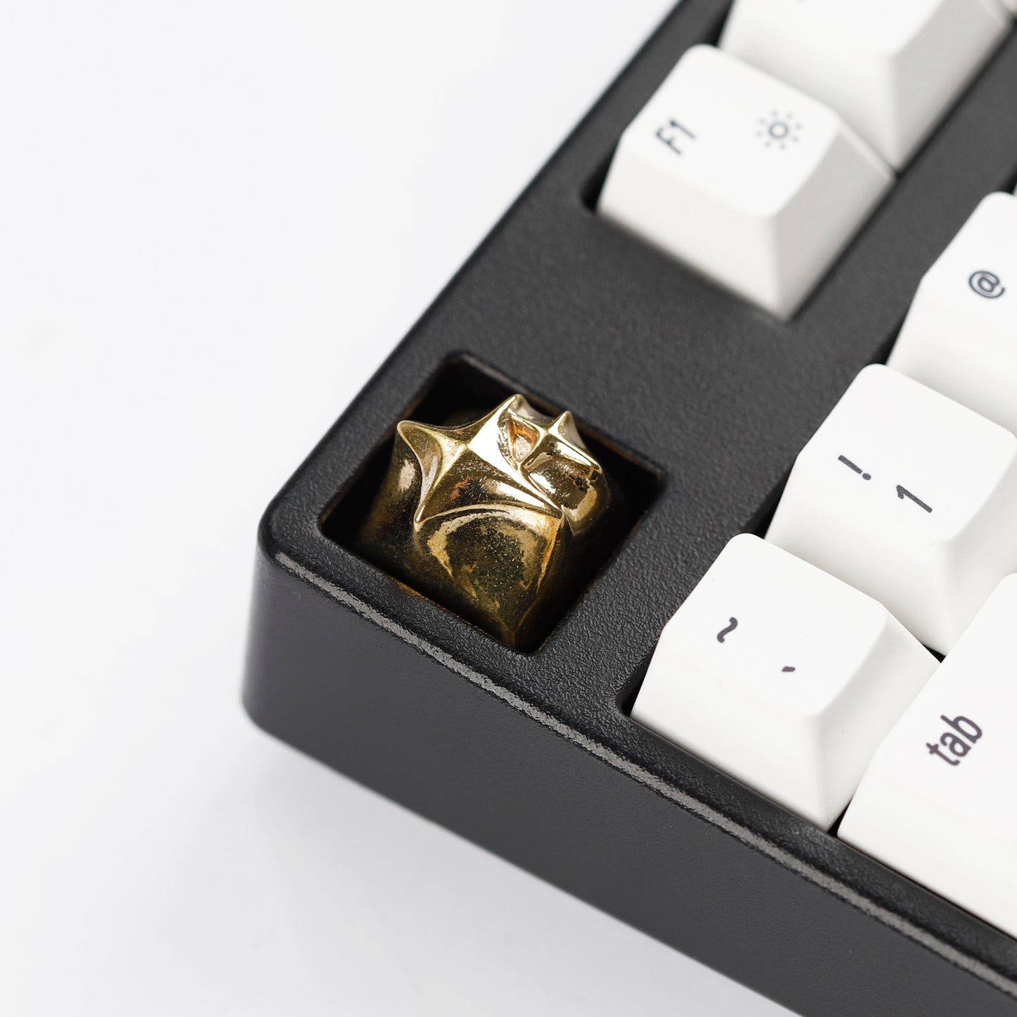 YMDK Cosmic Era Star Personalized Keycaps Cool Novel Homemade Metal Key Cap Creative Esc Key for Mechanical Keyboard