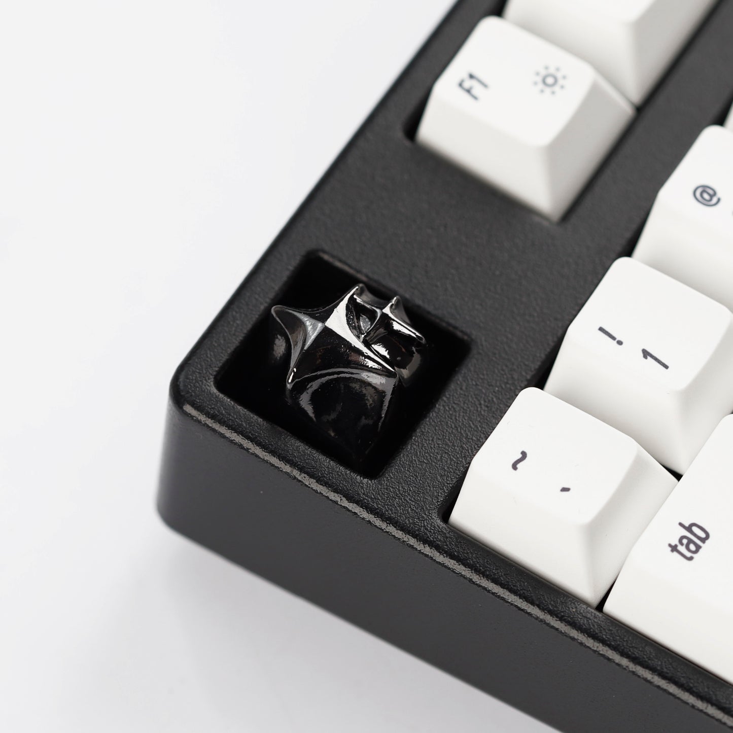 YMDK Cosmic Era Star Personalized Keycaps Cool Novel Homemade Metal Key Cap Creative Esc Key for Mechanical Keyboard